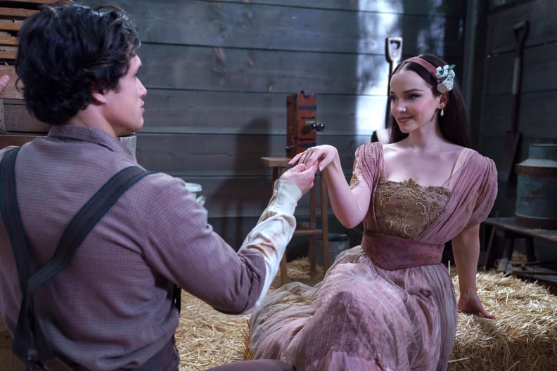 HISTORY OF THE WORLD: PART II, (aka HISTORY OF THE WORLD: PART 2), from left: Charles Melton, Dove Cameron as Anastasia Romanov, (Season 1, ep. 103, aired March 7, 2023), photo: Aaron Epstein / Hulu / Courtesy Everett Collection