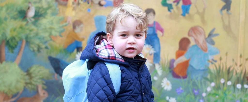Prince George First Day of School Pictures 2016
