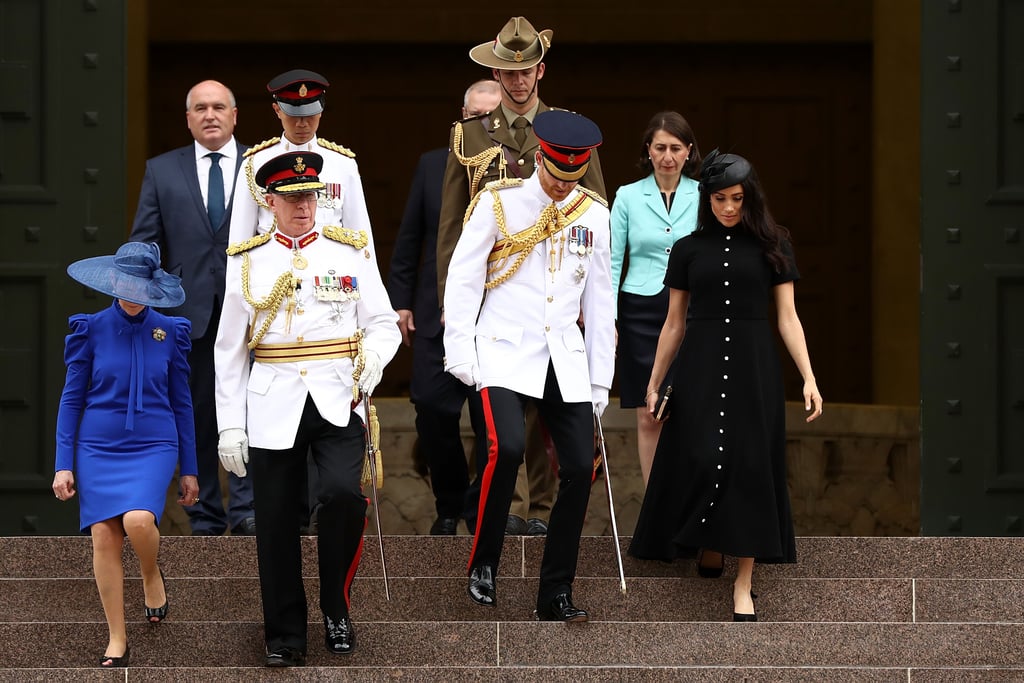 Prince Harry and Meghan Markle at ANZAC Memorial in Sydney