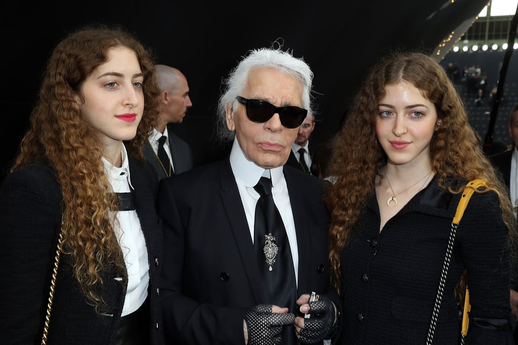 With Karl Lagerfeld