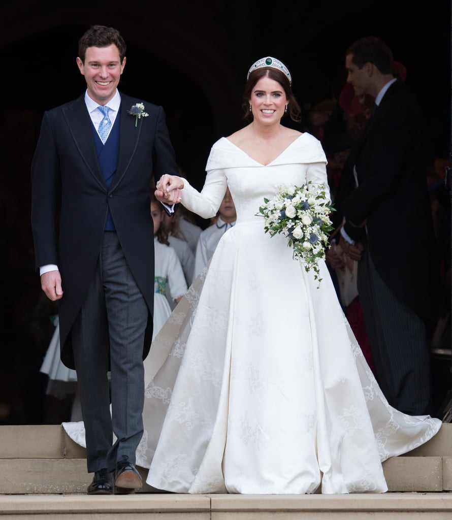 Princess Eugenie Jack Brooksbank Wedding Outfit Exhibition