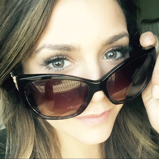 Nina Dobrev got up close and personal with this shot of her eyes.
Source: Instagram user ninadobrev