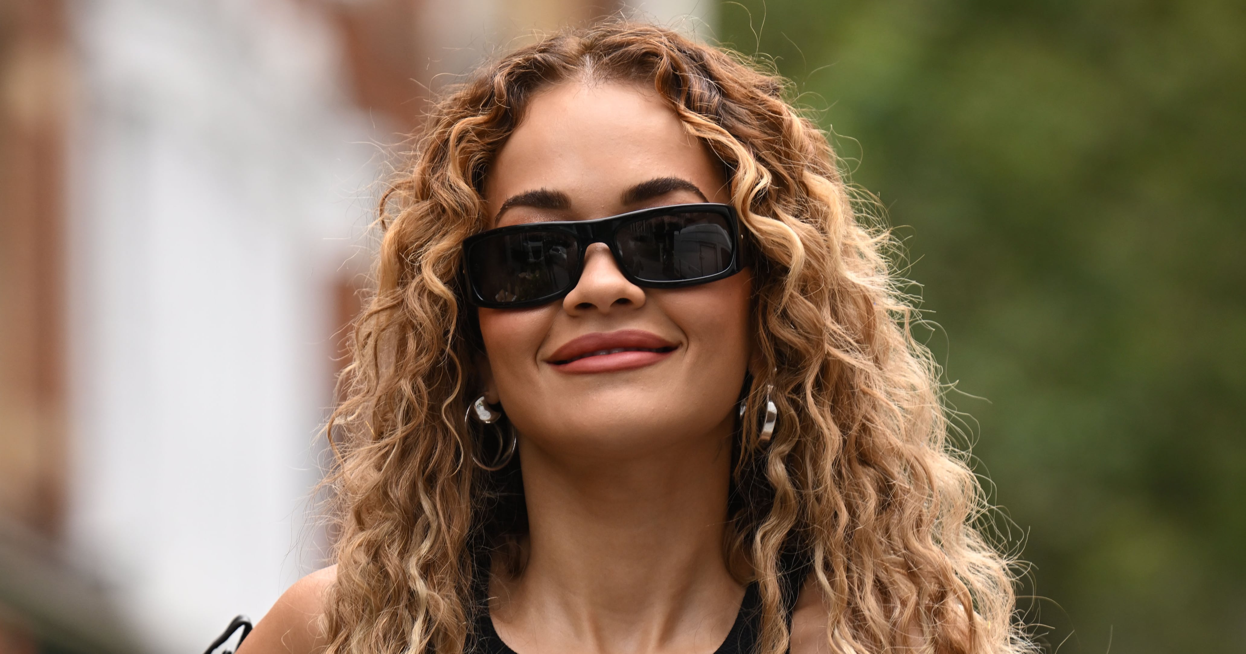 Rita Ora Shows Off Her Hip Tattoo in a Tiny