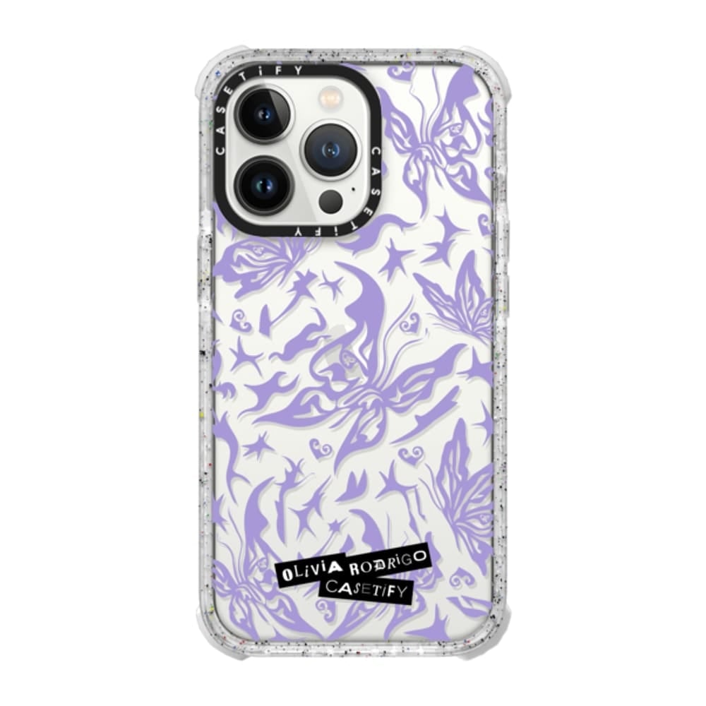 Olivia Rodrigo x Casetify Purple Butterfly Town Case