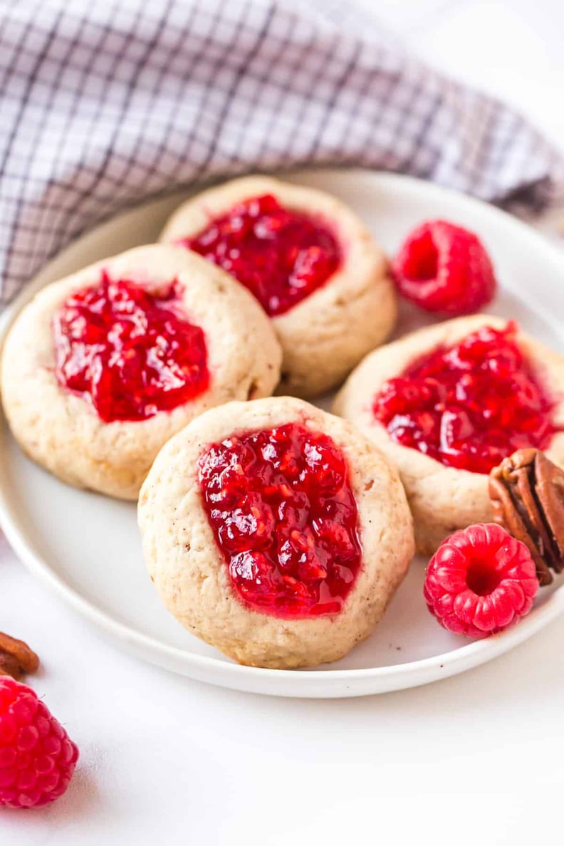 Raspberry Jam Thumbprint Cookies