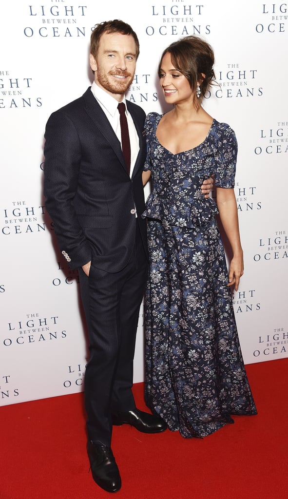 Alicia Vikander and Michael Fassbender Red Carpet Oct. 2016