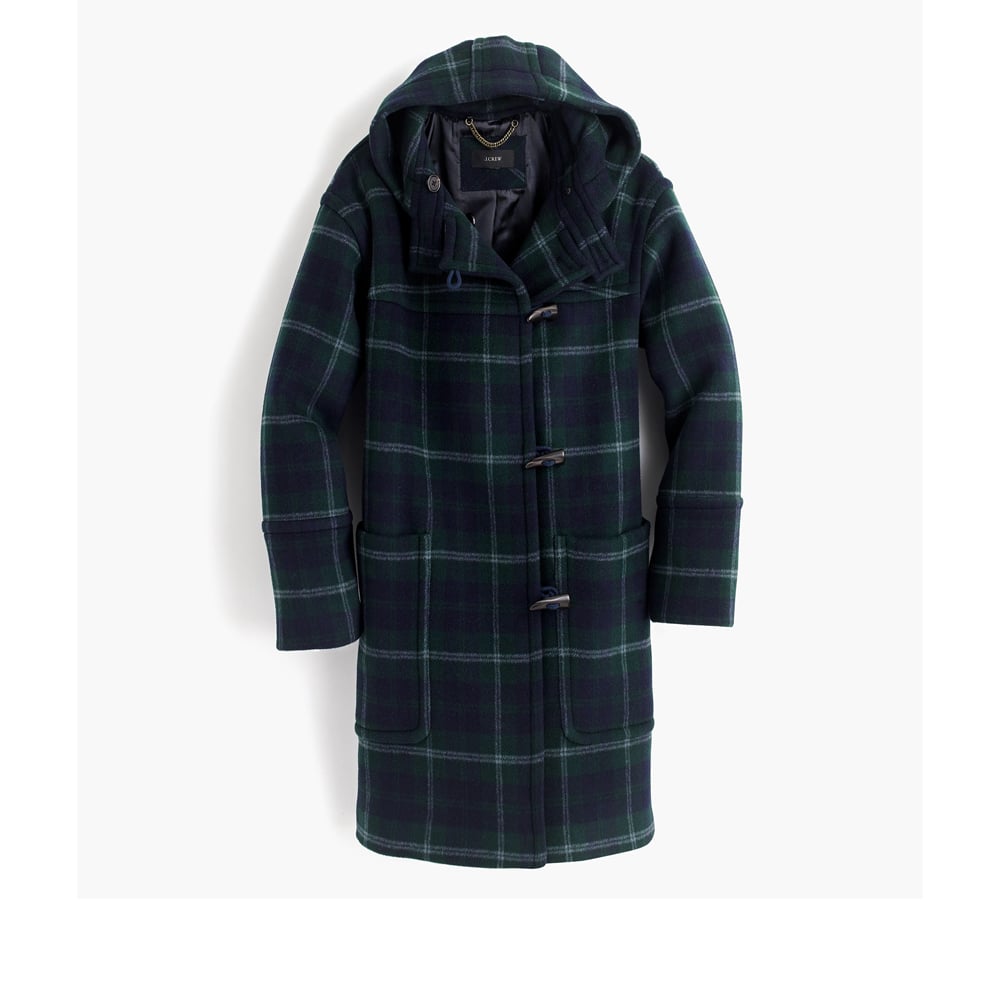 j crew plaid puffer jacket