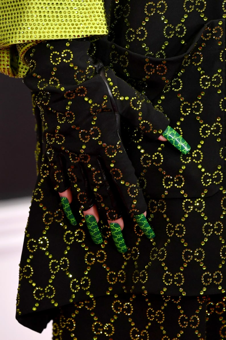 Billie Eilish's Green Gucci Nails at the 2020 Grammy Awards
