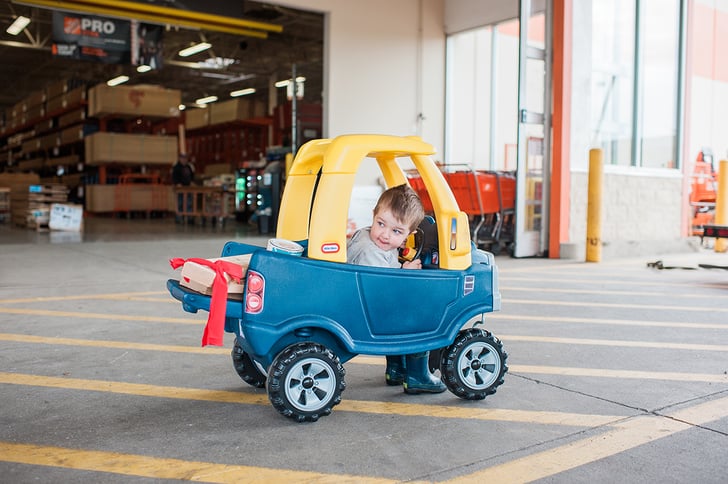 Little Boy's Adventures With Toy Car | POPSUGAR Family Photo 7