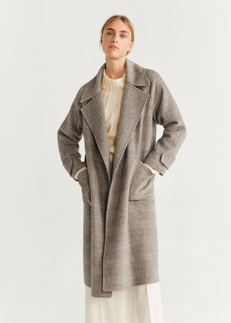 Mango Lapels Wool Coat