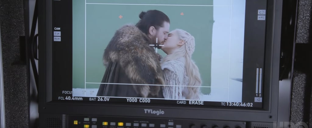 Kit Harington Kissing Emilia Clarke Game of Thrones Video