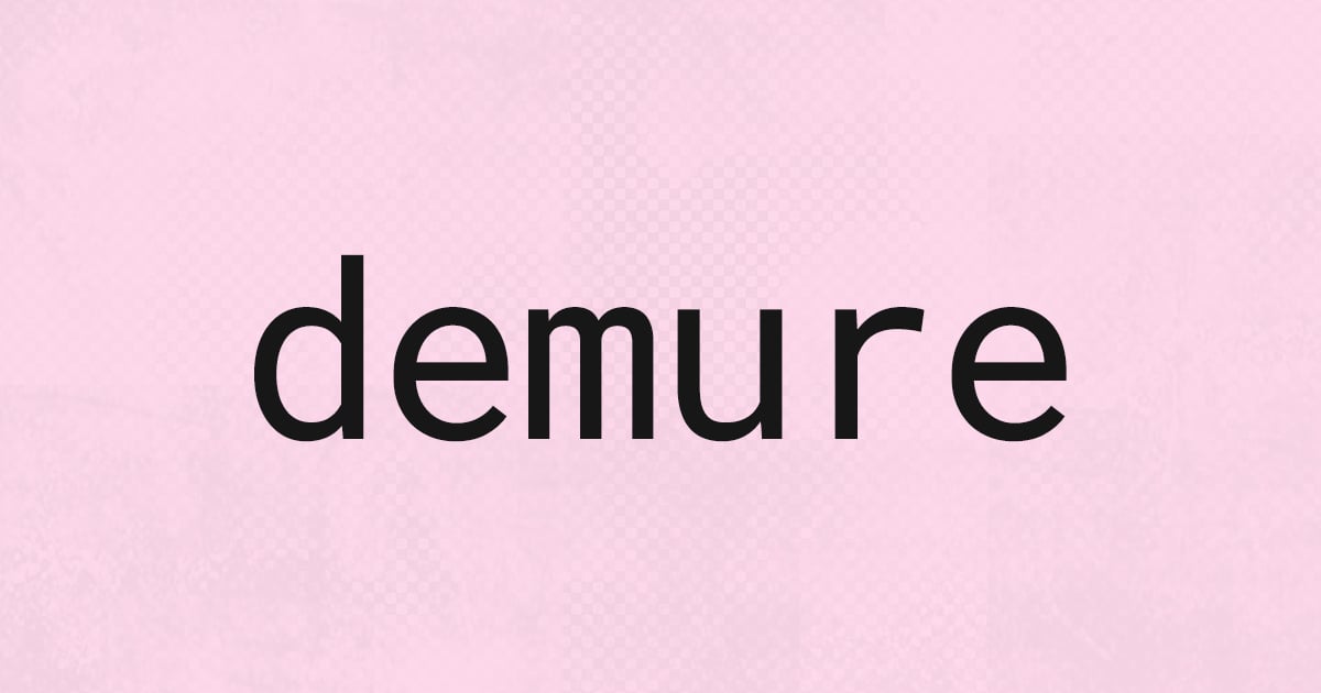 Demure Fall Has Come For Brat Summer (Mindfully)