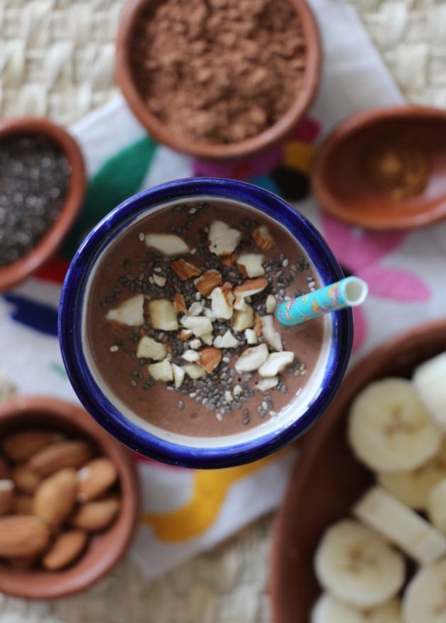 Mexican Chocolate Protein Shake