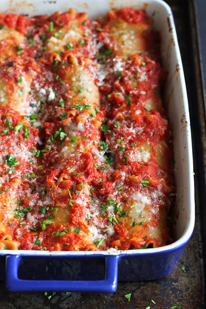 Vegetable Lasagna Rolls