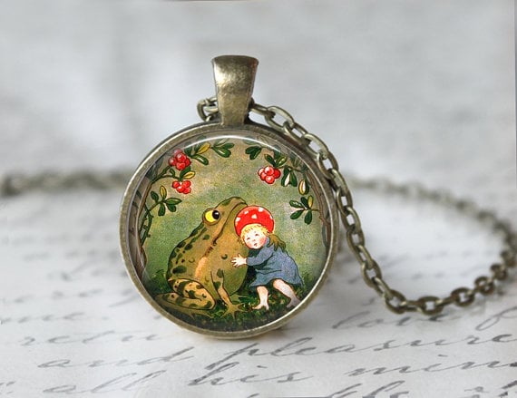 frog necklace