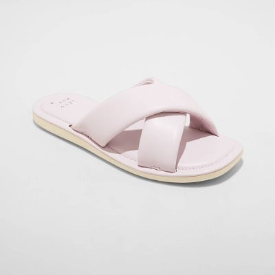 A New Day Daisy Crossband Slide Sandals
