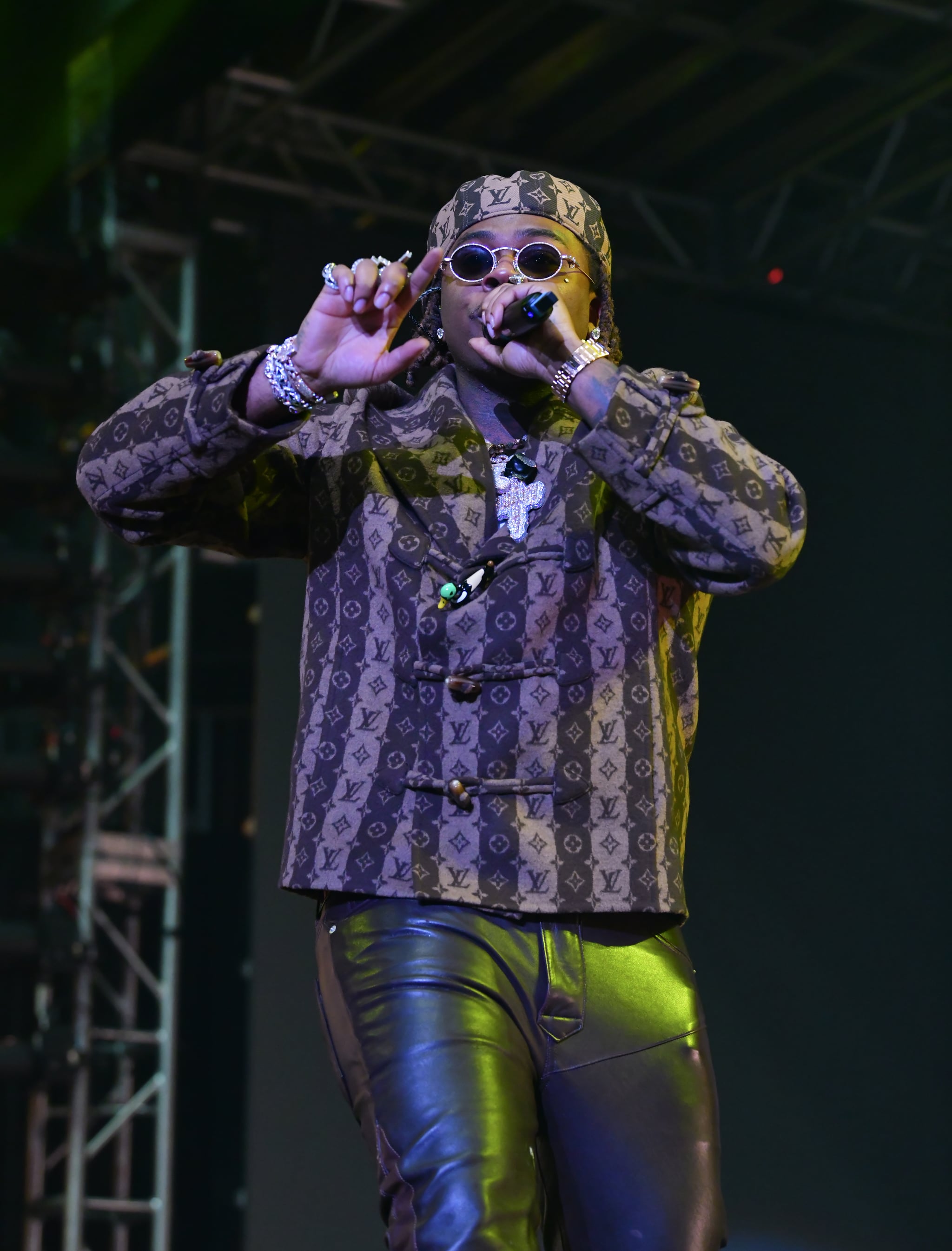 ATLANTA, GA - DECEMBER 12: Rapper Gunna performs at Lil Baby & Friends in Concert at State Farm Arena on December 12, 2021 in Atlanta, Georgia.(Photo by Prince Williams/Wireimage)