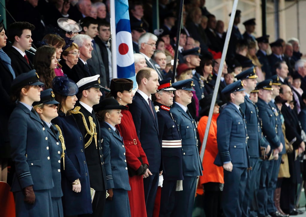 She stood out a mile at the RAF Search and Rescue ceremony.