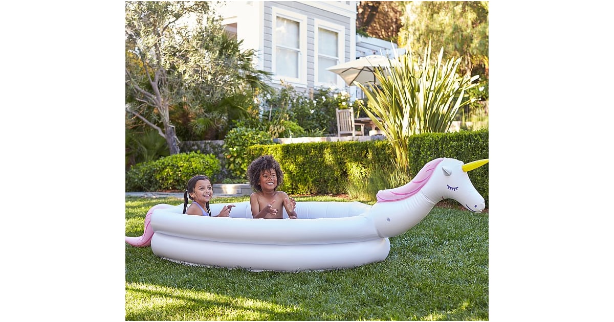 unicorn sprinkler pool