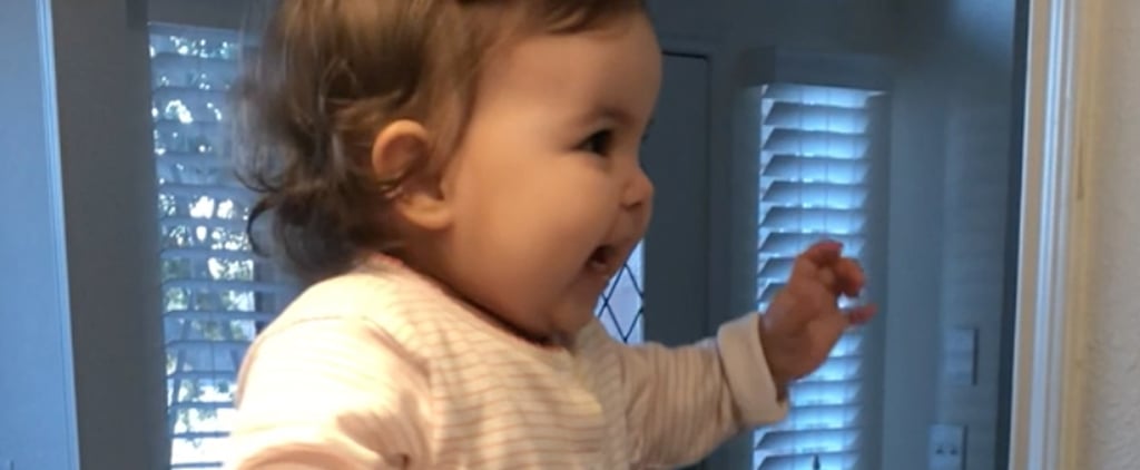 Toddler's Reaction to Her Mom Coming Home From Work