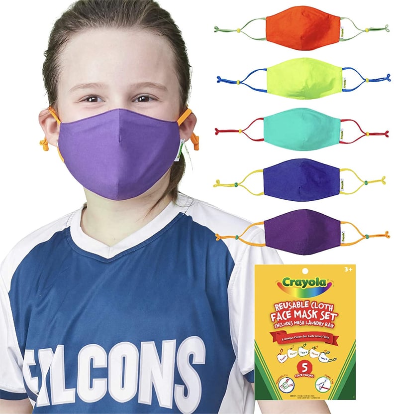 For a Pop of Color: School MaskPack Crayola Kids Face Mask Set