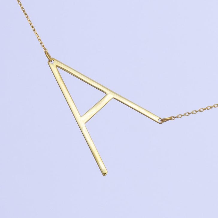 Alexis Rose Large Initial Sideways Necklace 21 Gifts for the Alexis