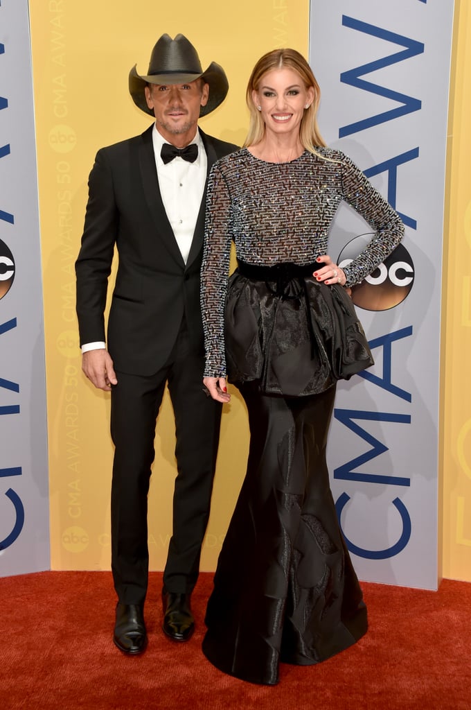 Faith Hill and Tim McGraw at the CMA Awards 2016