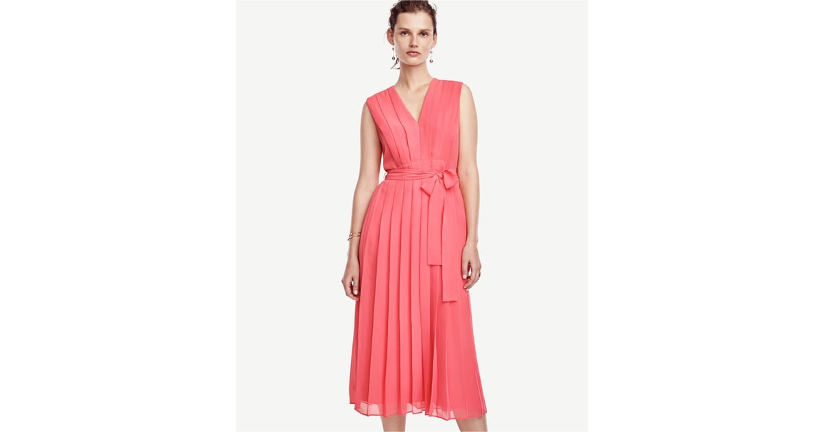 ann-taylor-pleated-tie-waist-dress-179-best-wedding-guest-dresses-for-spring-and-summer