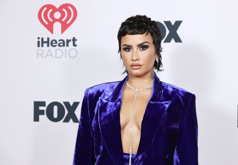 LOS ANGELES, CALIFORNIA - MAY 27: (EDITORIAL USE ONLY) Demi Lovato attends the 2021 iHeartRadio Music Awards at The Dolby Theatre in Los Angeles, California, which was broadcast live on FOX on May 27, 2021. (Photo by Emma McIntyre/Getty Images for iHeartM