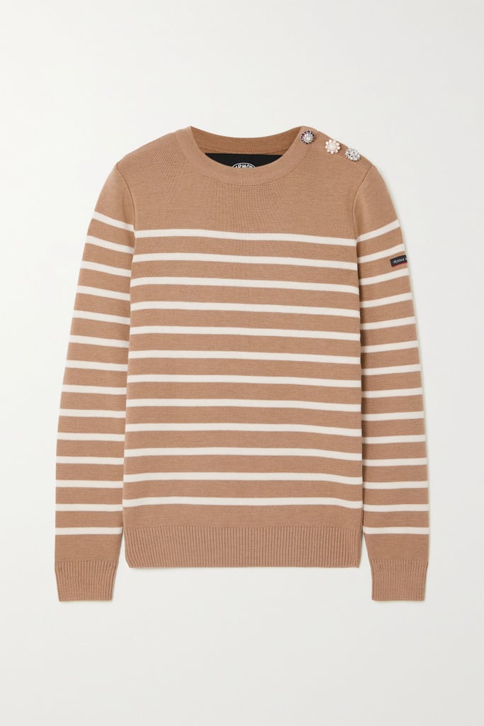Marc Jacobs Armor Lux The Breton Embellished Sweater