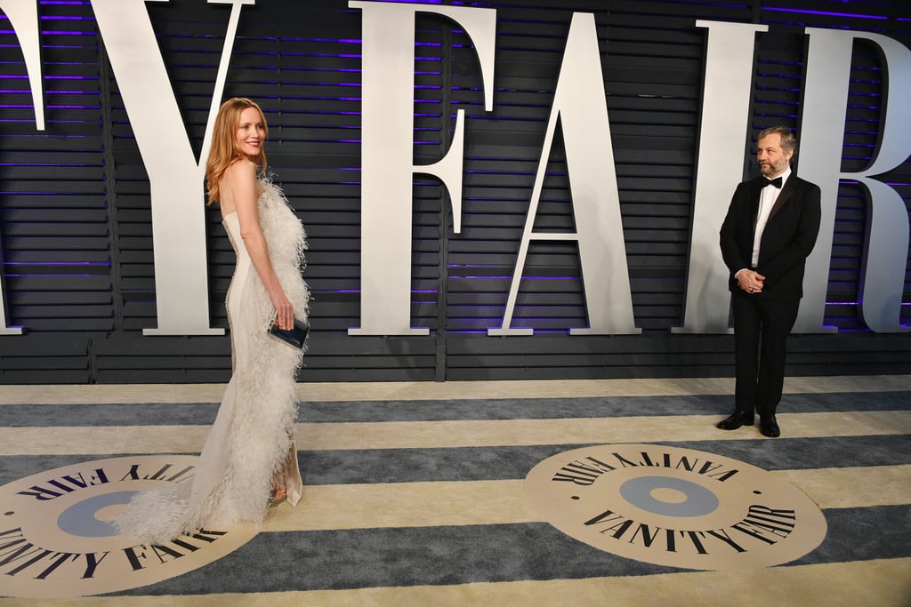 Judd Apatow and Leslie Mann at the Vanity Fair Oscar Party