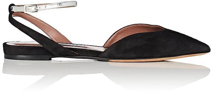 Tabitha Simmons Ankle-Strap Flats