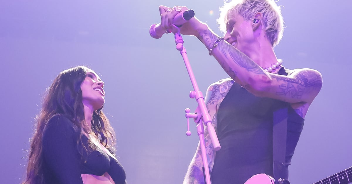 Megan Fox Chose This Sexy Bra Top to Get Serenaded on Stage by Machine Gun Kelly