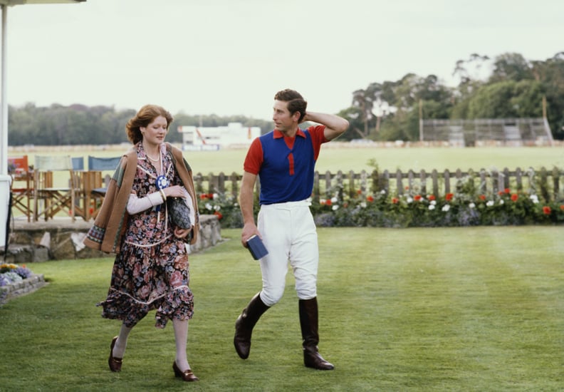 Sarah Spencer With Prince Charles in 1977