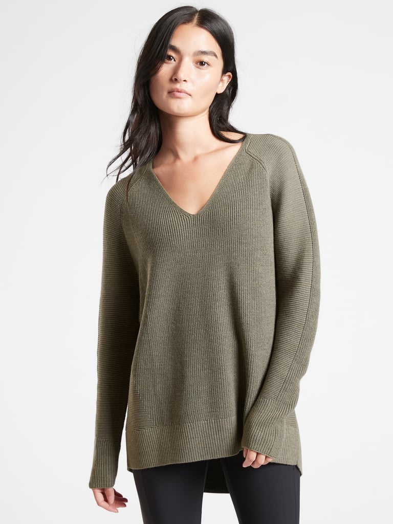 Athleta Hanover V-Neck Sweater | The Queen's Gambit Style | Athleta ...