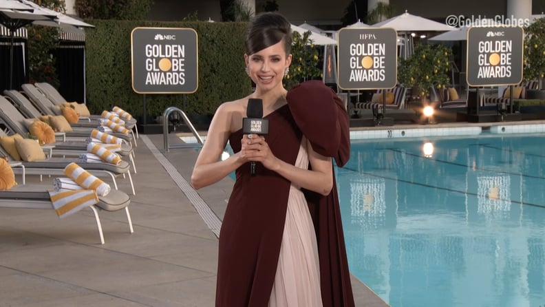 Sofia Carson at the 2021 Golden Globes