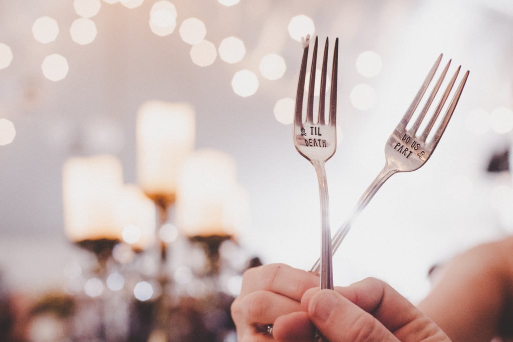 This Backyard Wedding Had Charming Rustic Halloween Decor