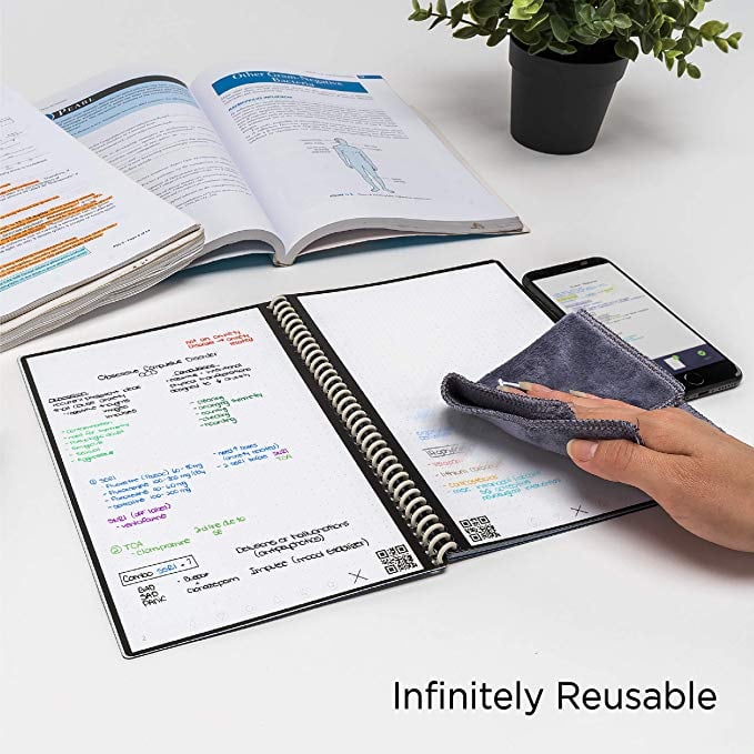 Best Writing Gift For Busy People: Rocketbook Everlast Smart Reusable Notebook