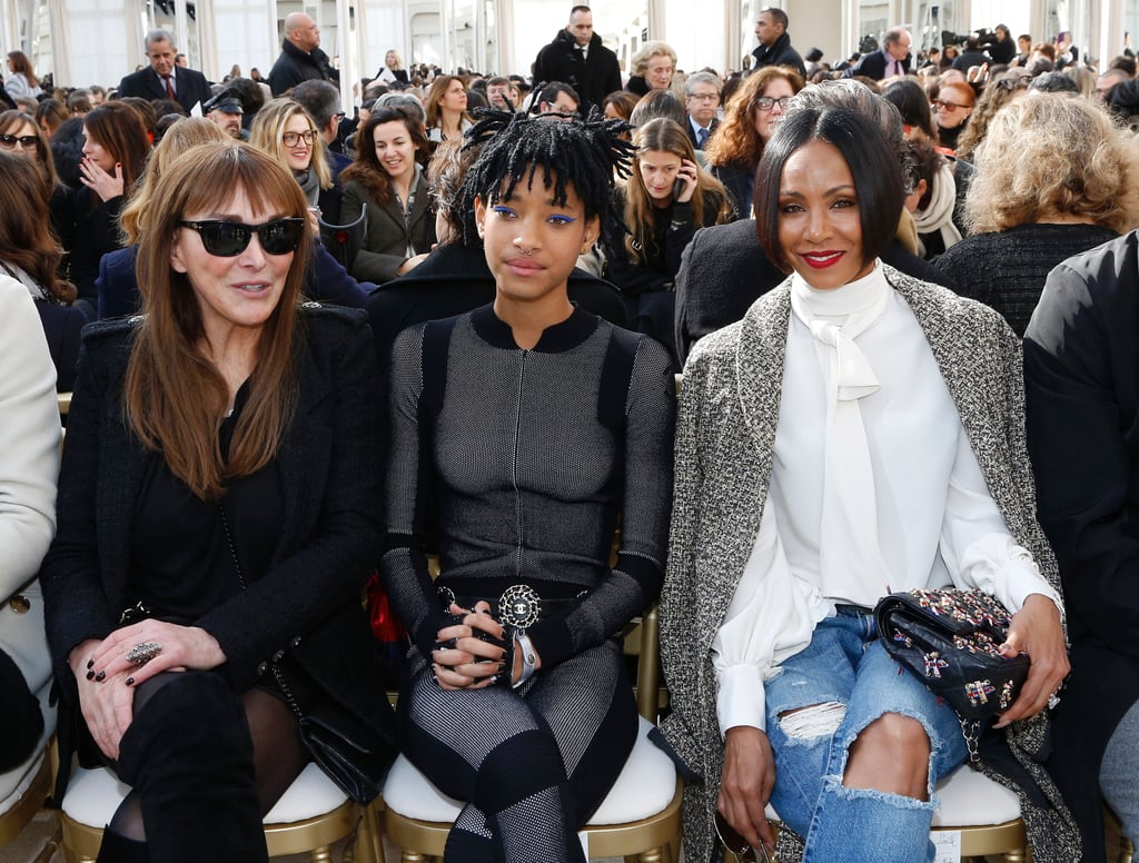 Willow Smith and Jada Pinkett Smith at PFW March 2016