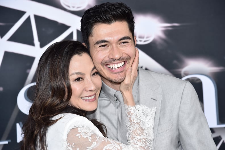 Michelle Yeoh and Henry Golding at the Last Christmas Premiere