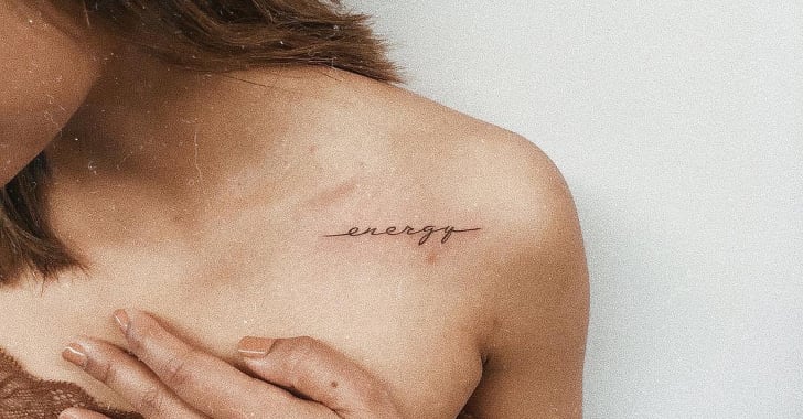 Collarbone Quote Tattoos Popsugar Love And Sex