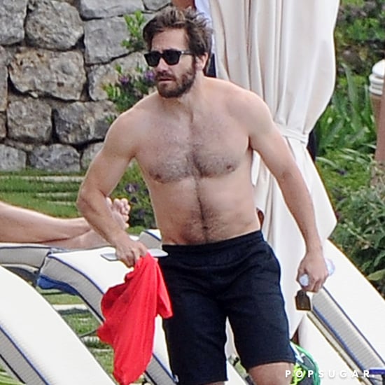 Jake Gyllenhaal Shirtless in Italy Pictures