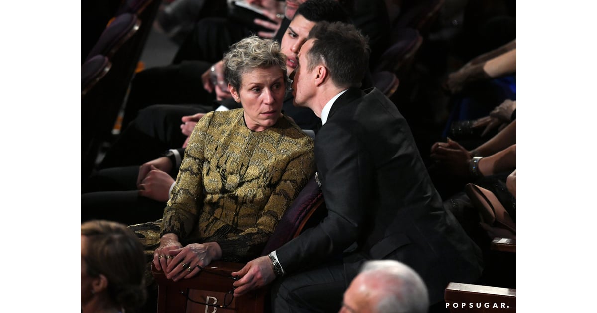 Sam Rockwell whispered into Frances McDormand's ear ...