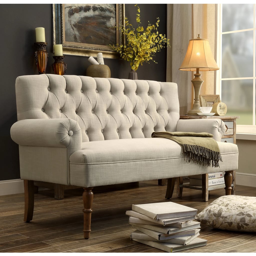 A Vintage-Looking Couch: Hermosa Flared Arm Settee