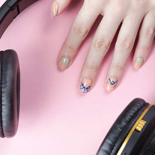Nail Stamp Manicure Tutorial Video