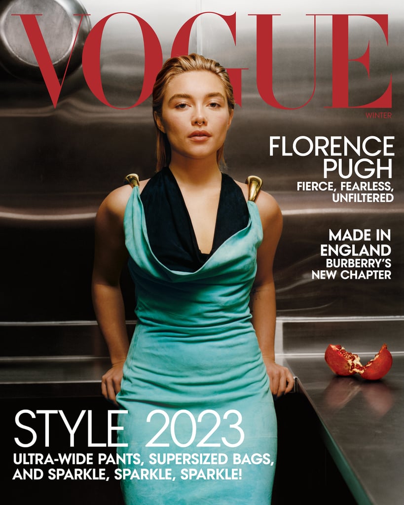 Florence Pugh Wearing Bottega Veneta on Vogue's Winter 2023 Cover