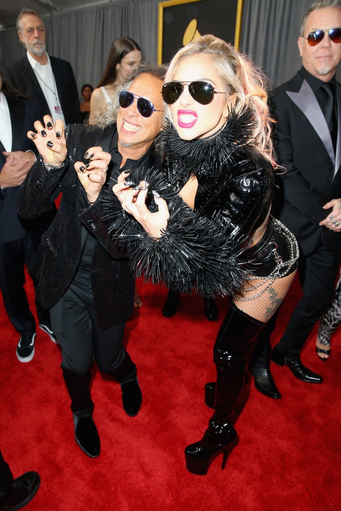 Lady Gaga at the 2017 Grammys