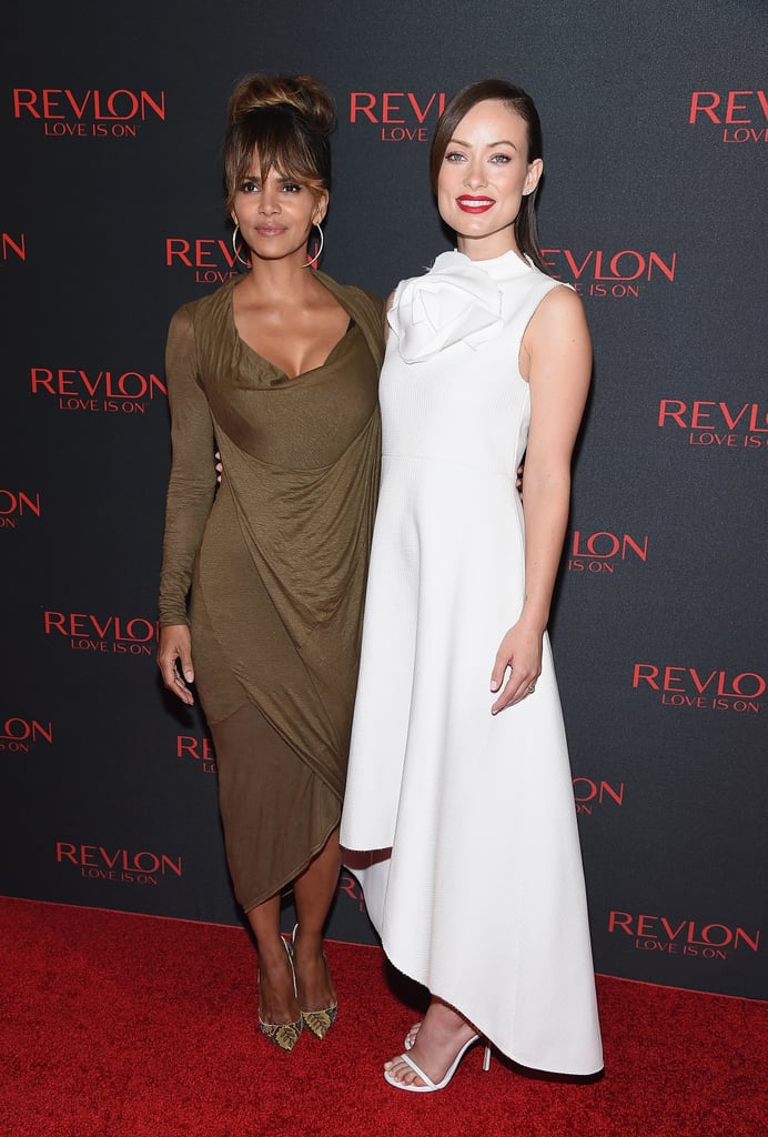 Halle Berry and Olivia Wilde at Revlon Event 2015