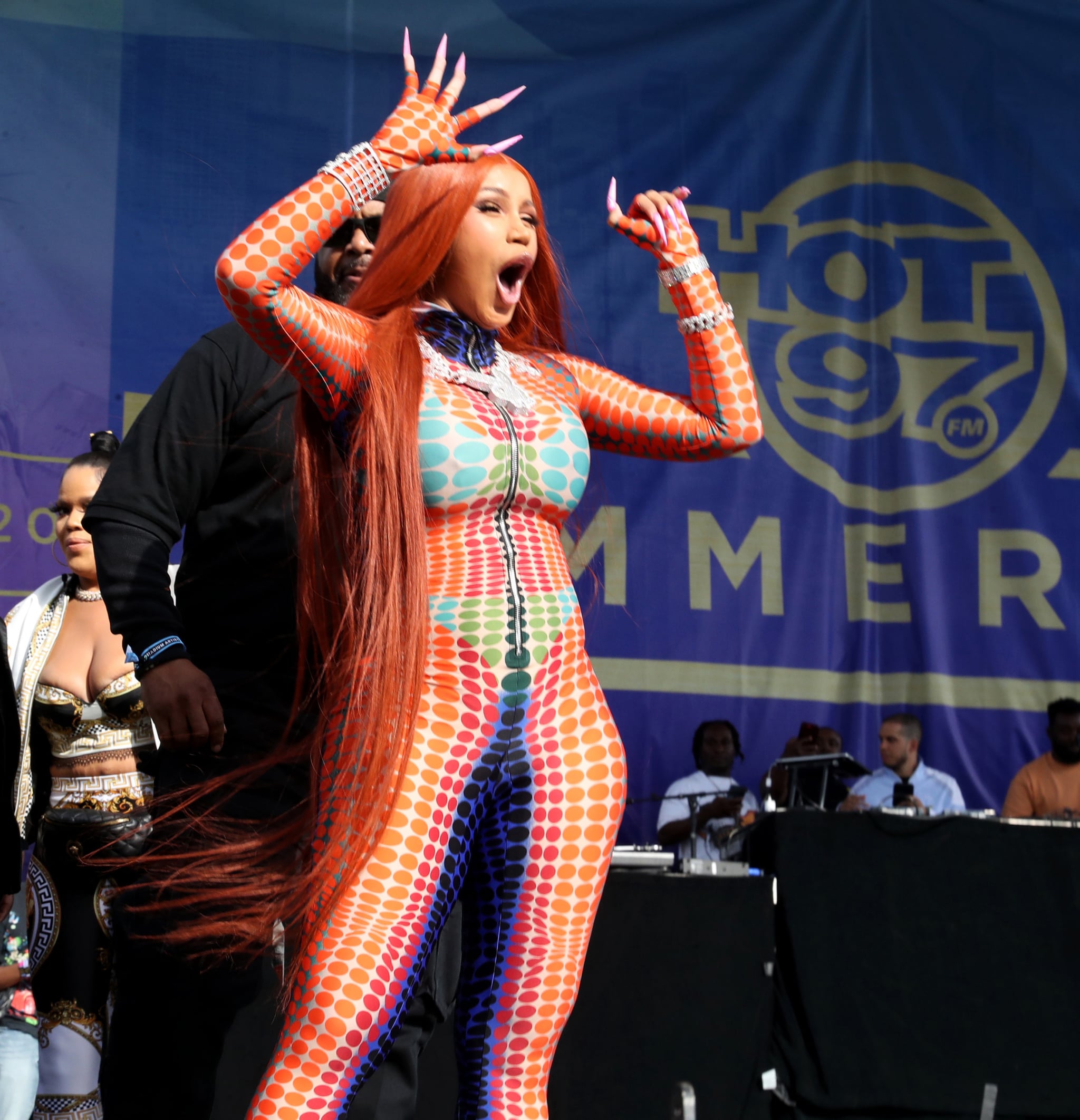 EAST RUTHERFORD, NEW JERSEY - JUNE 12: Cardi B performs during 2022 Hot 97 Summer Jam at MetLife Stadium on June 12, 2022 in East Rutherford, New Jersey. (Photo by Johnny Nunez/WireImage)