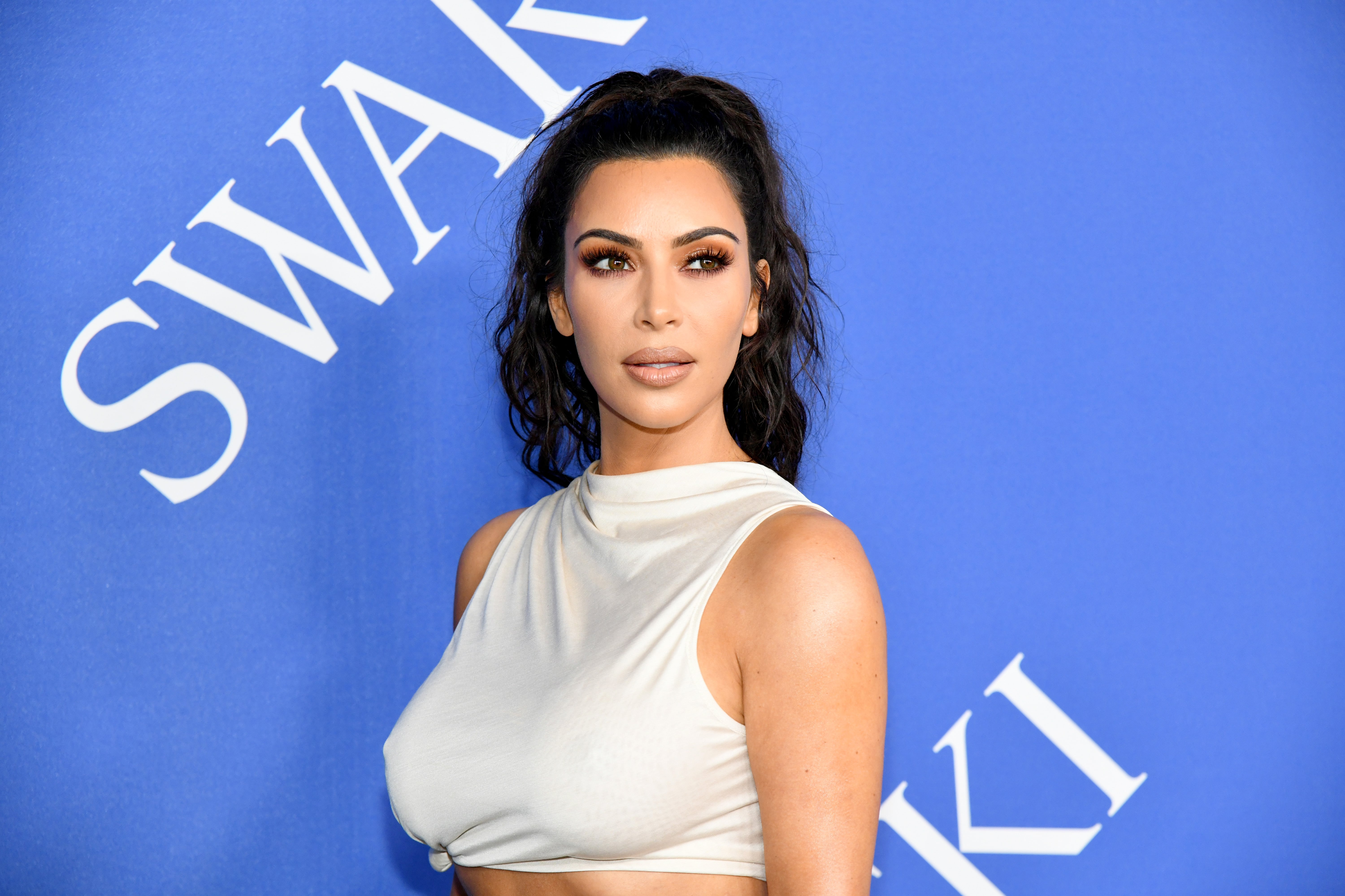 Kim Kardashian's latest SKIMS campaign accused of photoshopping